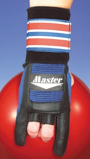 Handschuh Wrist Glove Deluxe Master, blau/schwarz, mit Metallverstärkung