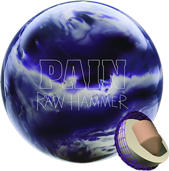 Raw Hammer Pain purple/silver/pearl 15 lbs.